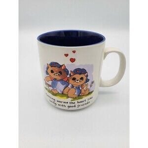 Papel "Nothing Warms the Heart...." Coffee Mug Calligraphy Collection Vintage